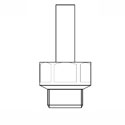 Rotary Joint AMS Male Elbow